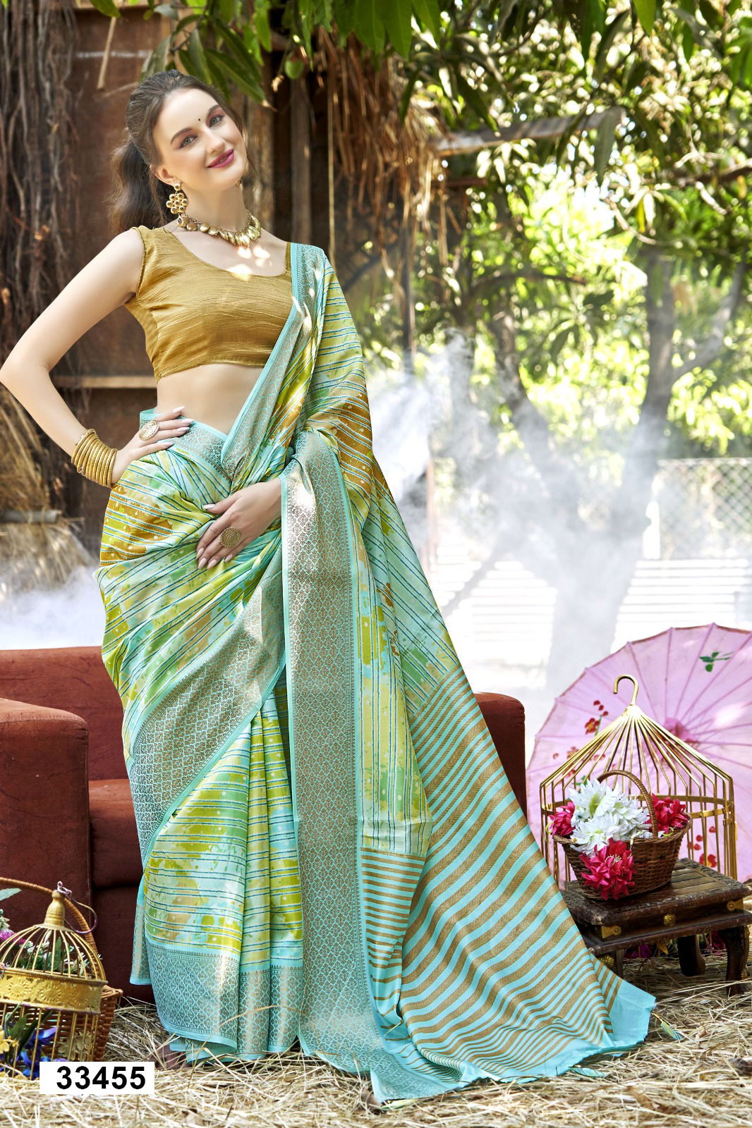 Anulata Vol 10 By Vallabhi Dola Silk Printed Saree Suppliers In Mumbai